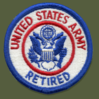 Retired Army Patch